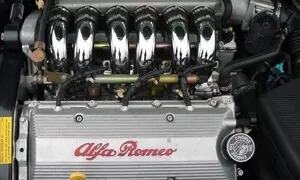 Alfa Romeo V6 Busso - umělecké dílo