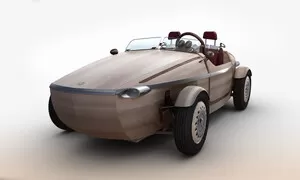 Dřevěná Toyota na 100 let je opakem automobilové spotřebky