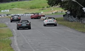 Trackday: MX-5 Cup - 3. závod Písek 13.7.2019: Když si s vámi hraje počasí