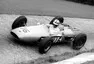 Jack s Brabhamem BT3, prvním monopostem Brabham pro F1, Nürbrugring, 1962