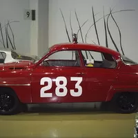 Saab 96 z rally Monte Carlo 1963 v muzeu