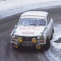 První rally v životě. Monte Carlo 1973 v roli navigátorky kamaráda Jeana Taibiho.