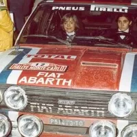 S navigátorkou Françoise Conconi za volantem Fiatu 131 Abarth Rallye.