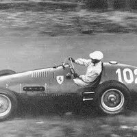 Farina s vozem Ferrari v roce 1952