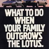 "What to do when your family outgrows the Lotus"