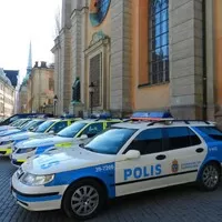 Saab 9-5 policie Švédsko