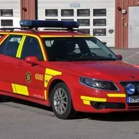 Saab 9-5 hasiči Švédsko