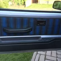 Modrý interiér