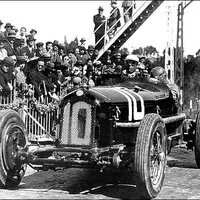 Nuvolari s vozem Alfa Romeo 8C 2300 Monza, Targa Florio 1932