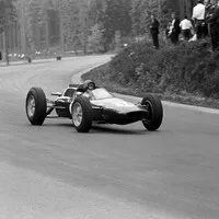 První vítězství Jima Clarka, Lotus 25, GP Belgie 1962.