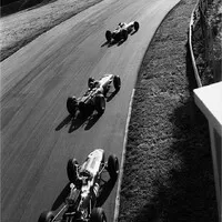 Clark vede jezdecké pole, Monza, 1965.
