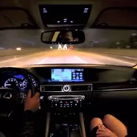 Lexus night drive