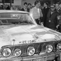Graham Hill u vozu Ford Falcon, Rallye Monte Carlo, 1964.