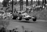 Graham Hill na okruhu Nürburgring, Lotus 49B, 1969.