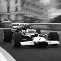 Graham s Lotusem 49C během Velké ceny Monaka, 1970.