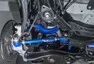 Nainštalované ramená - detail spodného (zadná zbiehavosť na Type R)