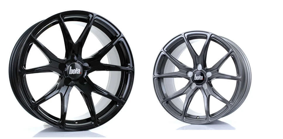 Bola B6 - gloss black, gloss titanium
