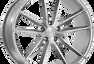 Veemann V-FS25 silver machined 18,19,20˝