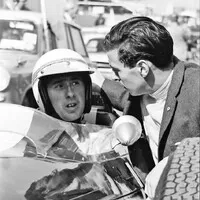 Jackie poprvé ve voze F1, Jim Clark a jeho Lotus 33, Brands Hatch, 1964