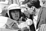 Jackie poprvé ve voze F1, Jim Clark a jeho Lotus 33, Brands Hatch, 1964