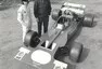 Společně s Kenem Tyrrellem u monopostu Tyrrell 001, 1970
