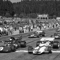 Stewart na startovním roštu Velké ceny Rakouska, 1971
