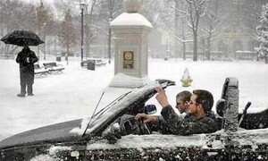 Bazarový snílek: Bazarový Snílek: S větrem v kulichu aneb kabriolet v zimě za pár šupů