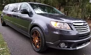 Novinky: Na prodej je nejdivnější limuzína na světě. Prodloužené Subaru Tribeca 