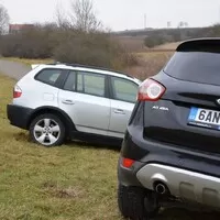 Ford Kuga TDCi versus BMW X3 2.5i: Kočičí hra s SUVčky