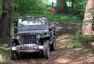 Autíčkář na srazu vojenské techniky na Ranči u Kamenného stolu