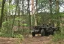 Autíčkář na srazu vojenské techniky na Ranči u Kamenného stolu