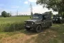 Autíčkář na srazu vojenské techniky na Ranči u Kamenného stolu