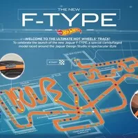 Faceliftovaný F-Type se představuje na dráze Hot Wheels