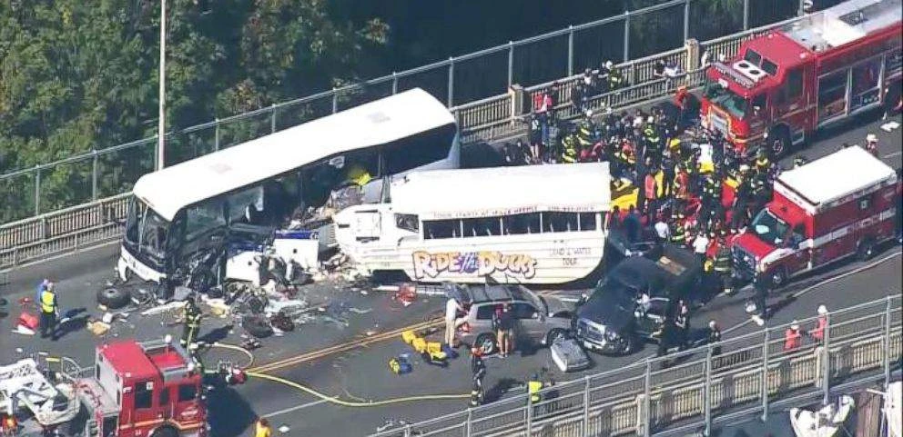 Nehoda DUKW v Seattle. Foto: ABC News