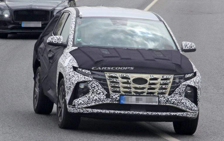 Testovací mula nového Tucsonu, Foto: Carscoops