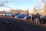 Mikulášské Kafe&Káry Praha: Hromada kár a hořící sudy
