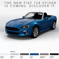 Vyzkoušejte si konfigurátor Fiatu 124 Spider!