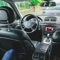 Mercedes E-class W211 320CDI 2003 interior black
