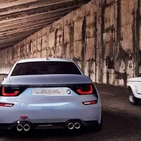 BMW 2002 Hommage vypadá jako batmobil