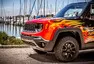 Jeep přiveze na sraz Harleyů plamenné lakování (opravdové)