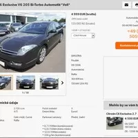 Bazarový snílek: Citroen C6