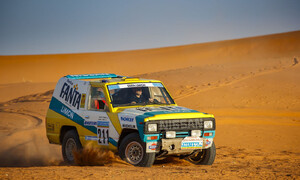 Historie: Nissan zrenovoval svůj první naftový speciál na Paříž-Dakar