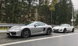 Cayman GTS a průlet skrz Červenohorské sedlo