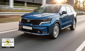 Nová Kia Sorento si odváží pět hvězd v hodnocení Euro NCAP