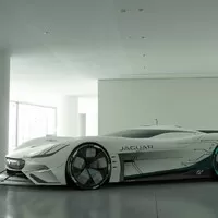Jaguar Vision Gran Turismo SV: Čistě elektrický ultimátní herní speciál určený pro vytrvalostní závody