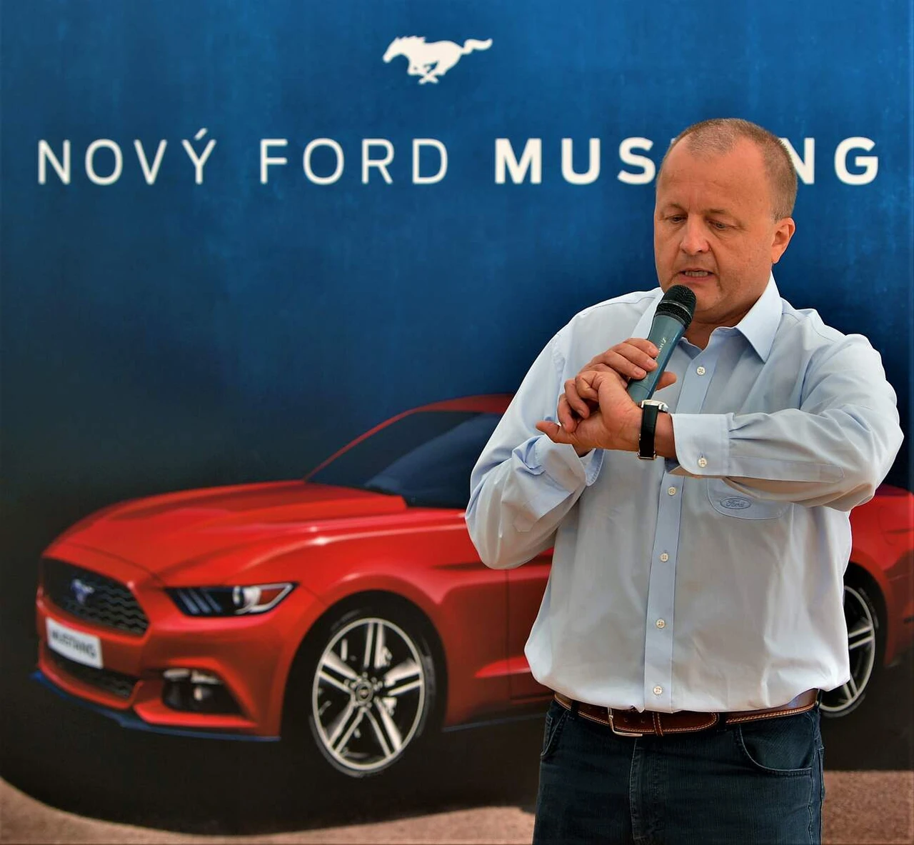 Ford Mustang: První představení kultovního modelu na letišti v Hoškovicích, 2015