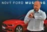První představení kultovního modelu Ford Mustang na letišti v Hoškovicích, 2015.