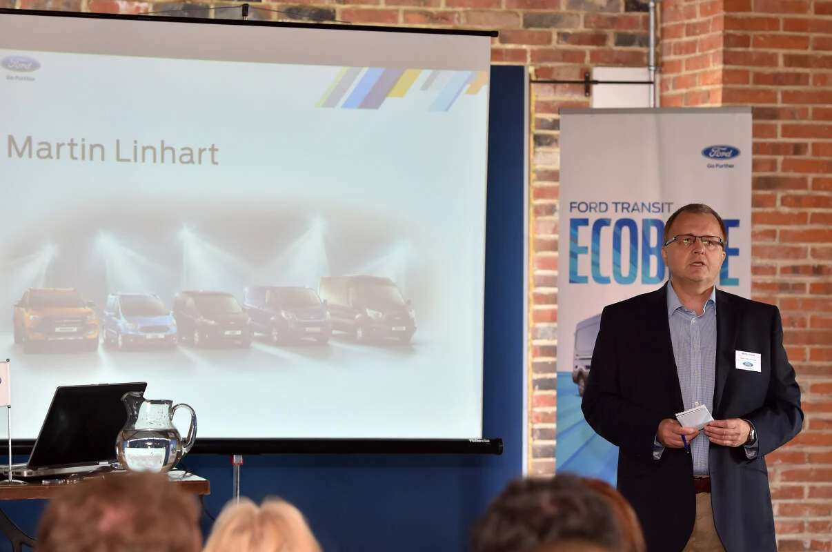 Představení nového modelu Ford Transit, 2015.