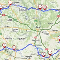 Trasa 2. etapy - 489km / čas 8:16