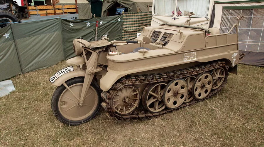 Kettenkrad: Půl tank - půl motorka
